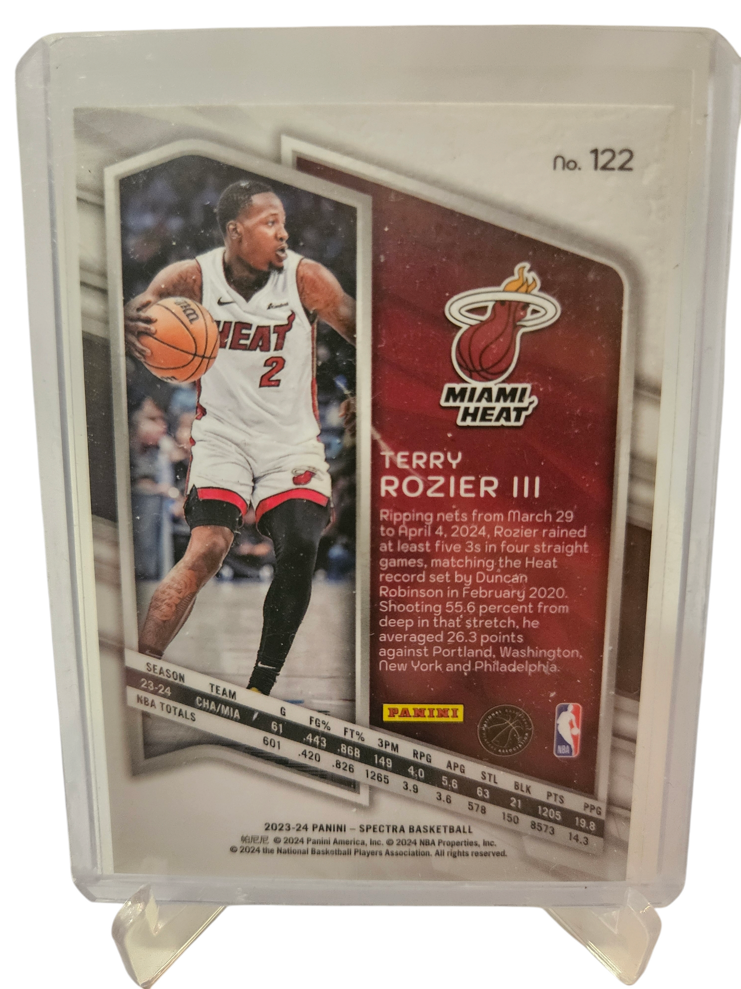 2023-24 Panini Spectra #122 Terry Rozier III