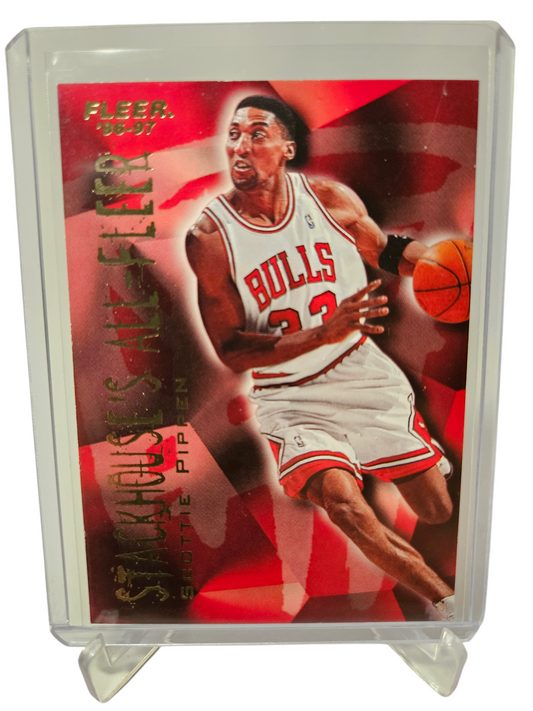 1996-97 Fleer #11 of 12 Scottie Pippen Stackhouses All-Fleer