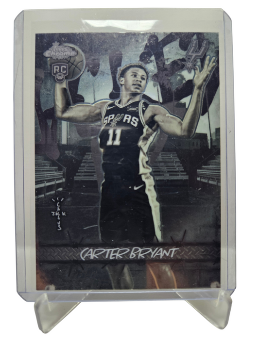 2025-26 Topps Cactus Jacks #JU-7 Carter Bryant Rookie Card Jacked Up