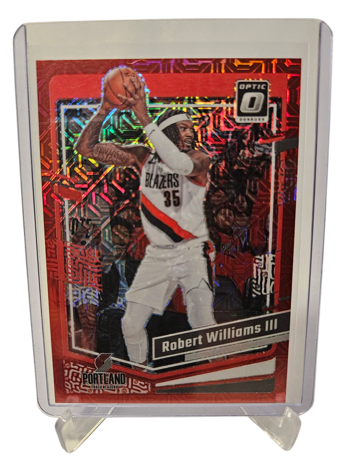 2023-24 Panini Donruss Optic Choice #87 Robert Williams III Red Choice Prizm 61/88