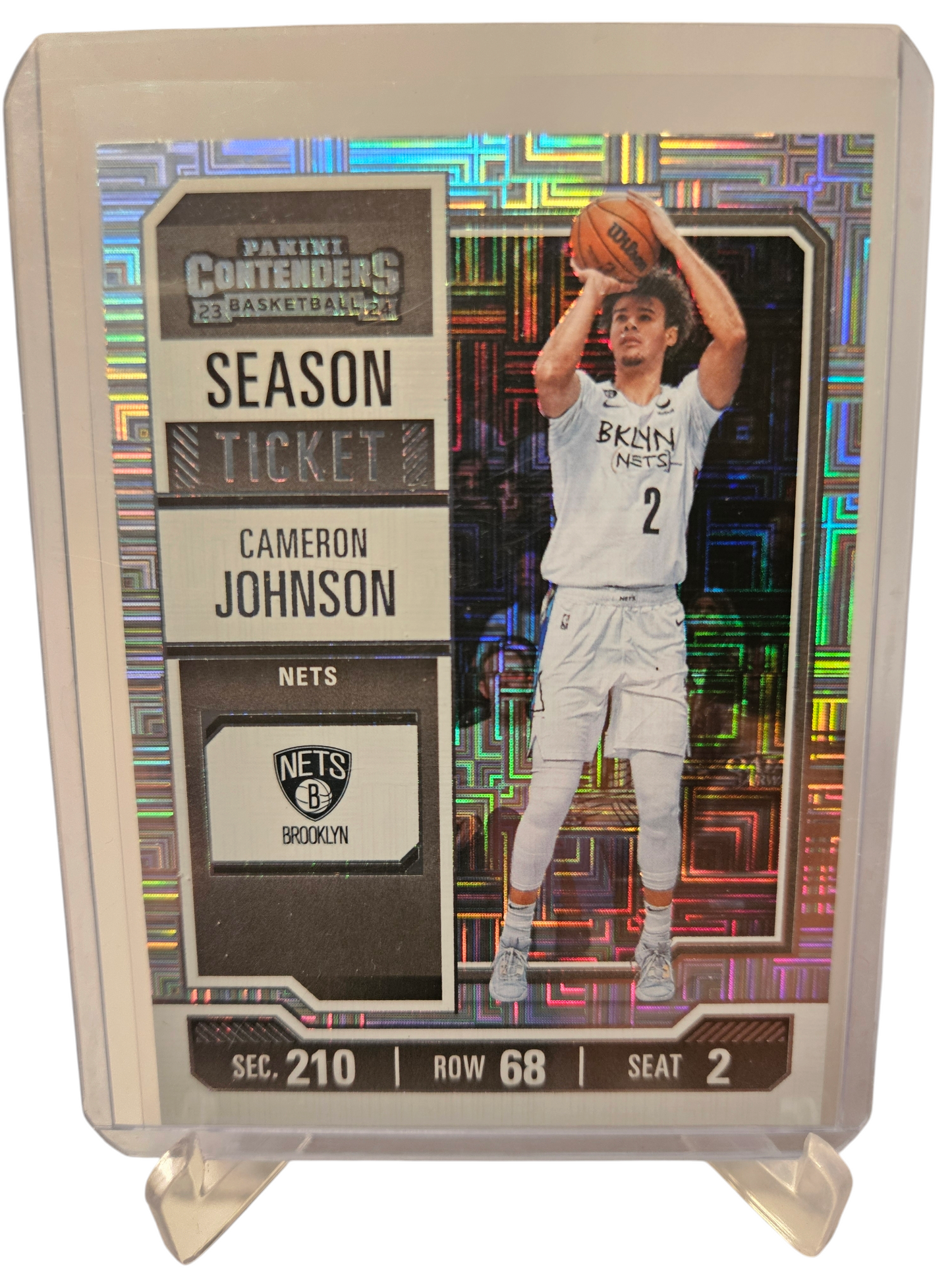 2023-24 Panini Contenders #19 Cameron Johnson Season Ticket