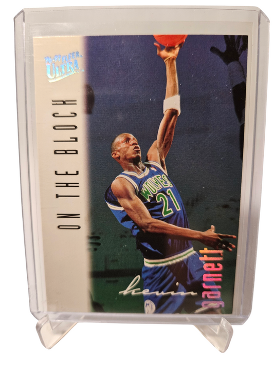 1996-97 Fleer Ultra #126 Kevin Garnett On The Block