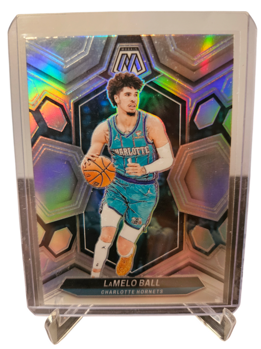 2023-24 Panini Mosaic #122 LaMelo Ball Silver Prizm