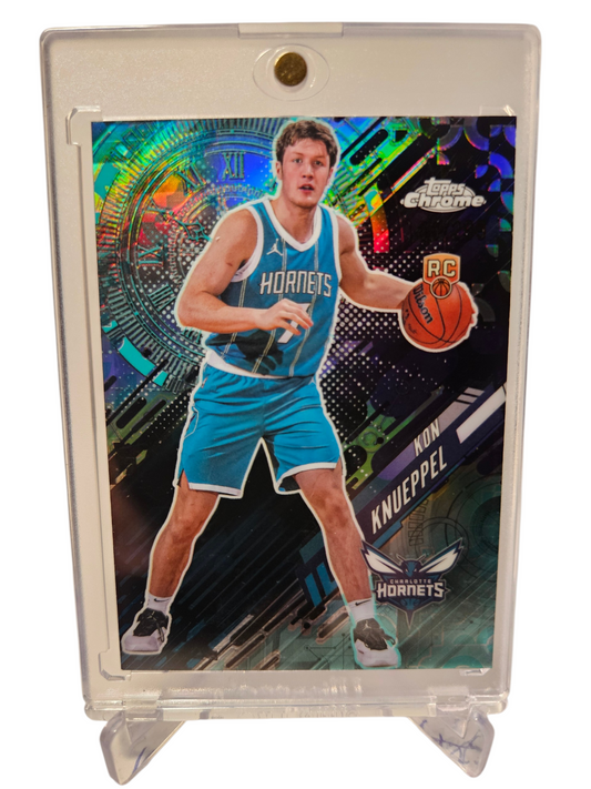 2025 Topps Chrome #GT-19 Kon Knueppel Rookie Card Go Time Refractor /299