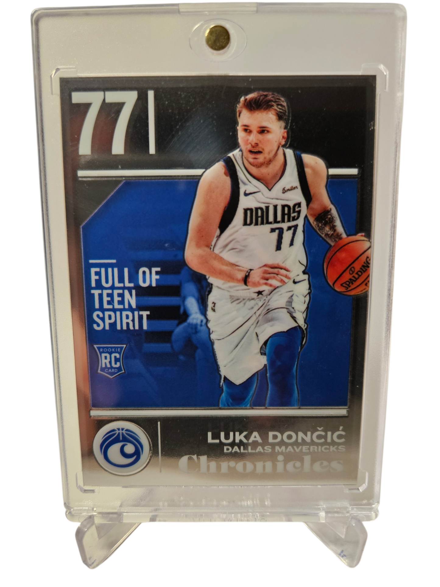 2018-19 Panini Chronicles #12 Luka Doncic Rookie Card Full Of Teen Spirit