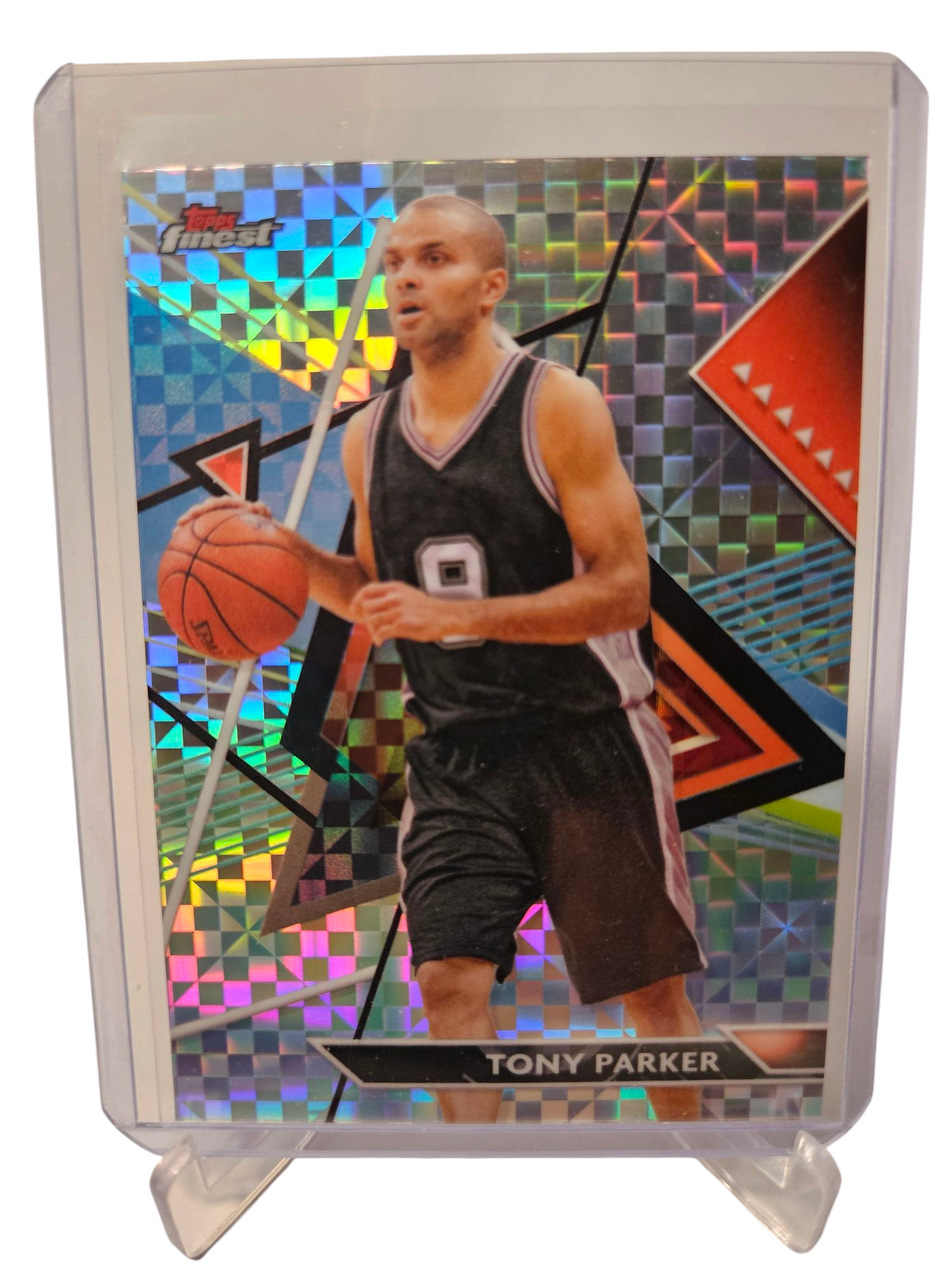 2023-24 Topps Finest #139 Tony Parker Checkerboard