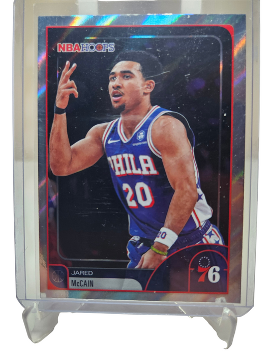 2025-26 Topps Hoops #197 Jared McCain Rainbow Foil