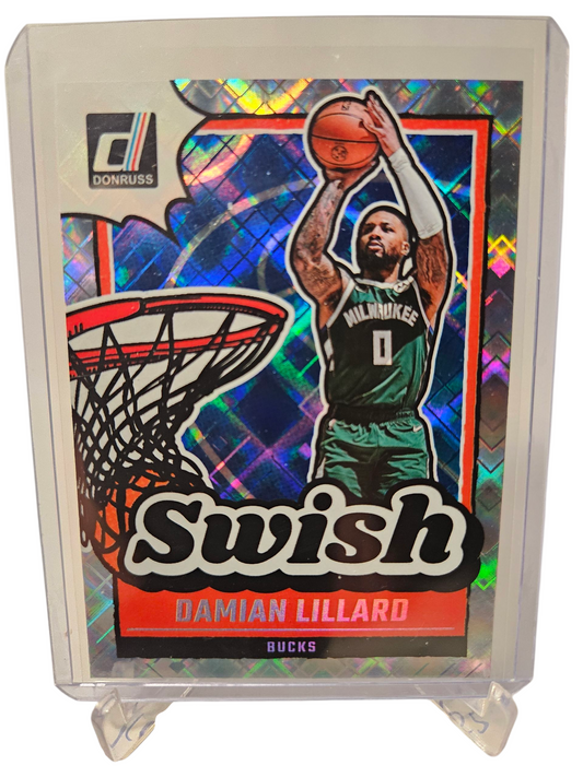 2024-25 Panini Donruss #12 Damian Lillard Swish Diamond SP