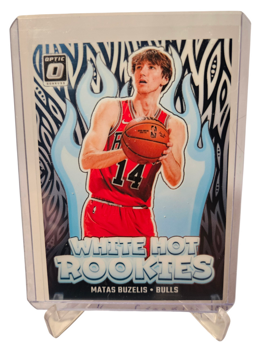 2024-25 Panini Donruss Optic #10 Matas Buzelis White Hot Rookies