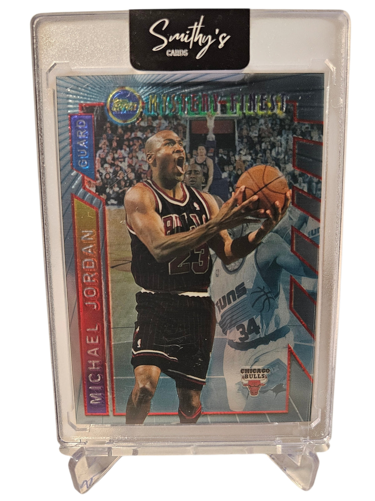 1996 Topps Finest #M-14 Michael Jordan Topps Mystery Finest Borderless