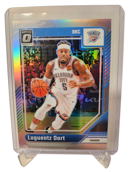 2024-25 Panini Donruss Optic #130 Luguentz Dort Silver Holo Prizm