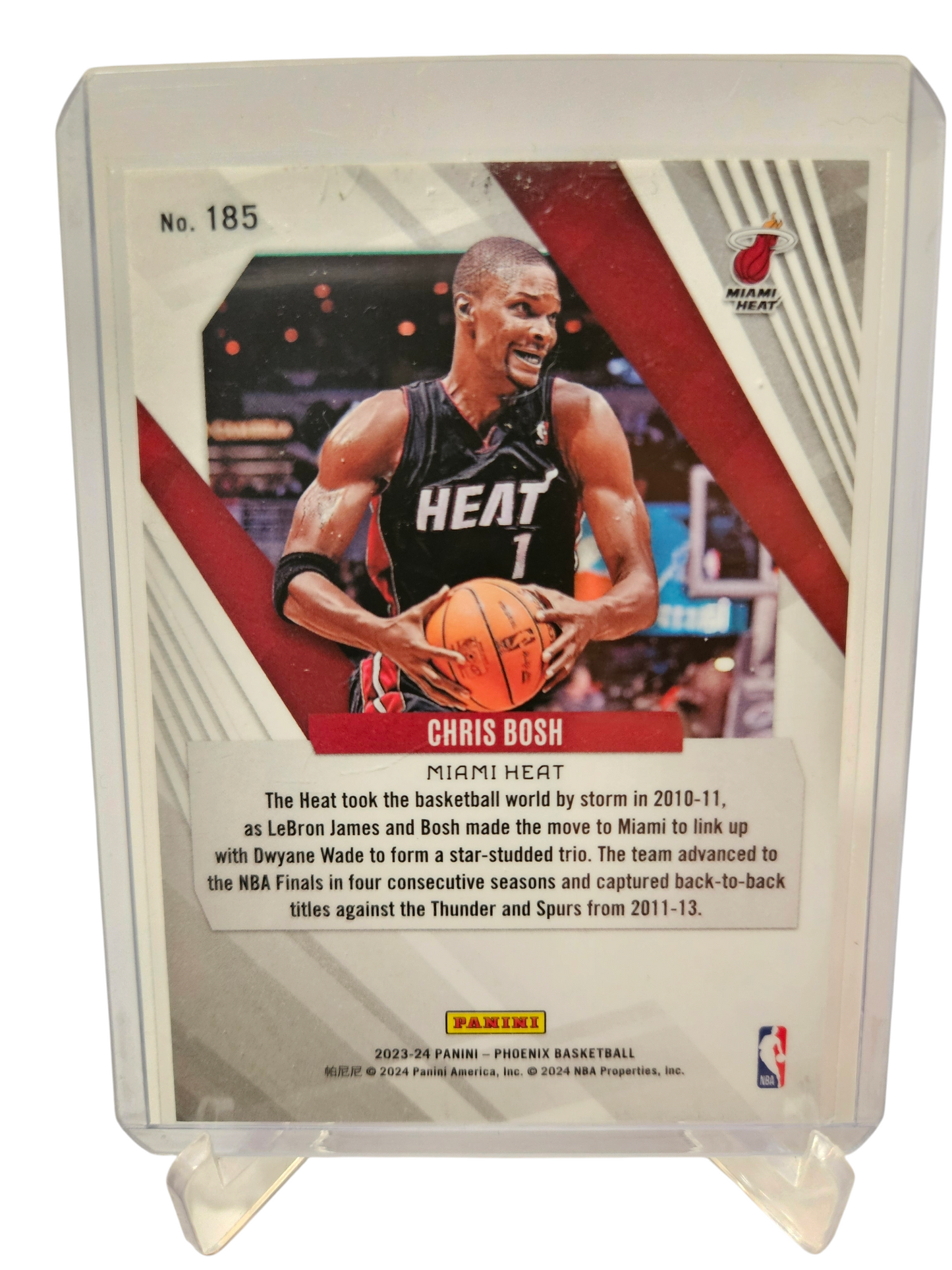 2023-24 Panini Phoenix #185 Chris Bosh Silver Holo