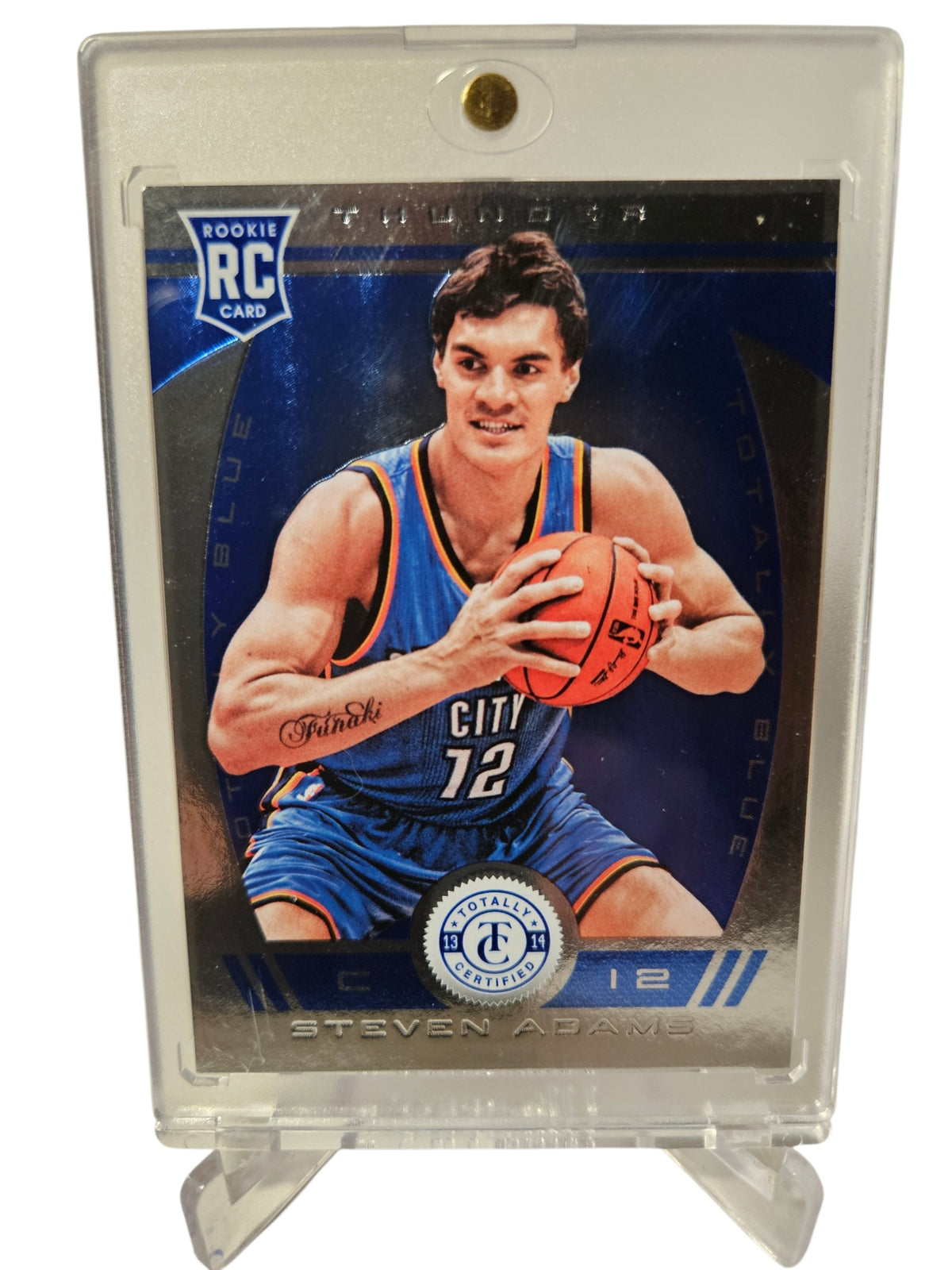2013-14 Panini Totally Certified #239 Steven Adams Rookie Card Totally Blue 32/49