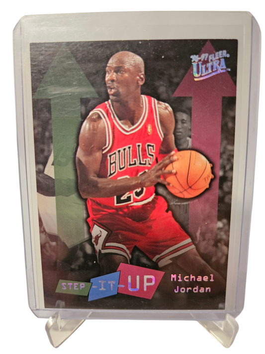 1996-97 Fleer Ultra #280 Michael Jordan Step It Up