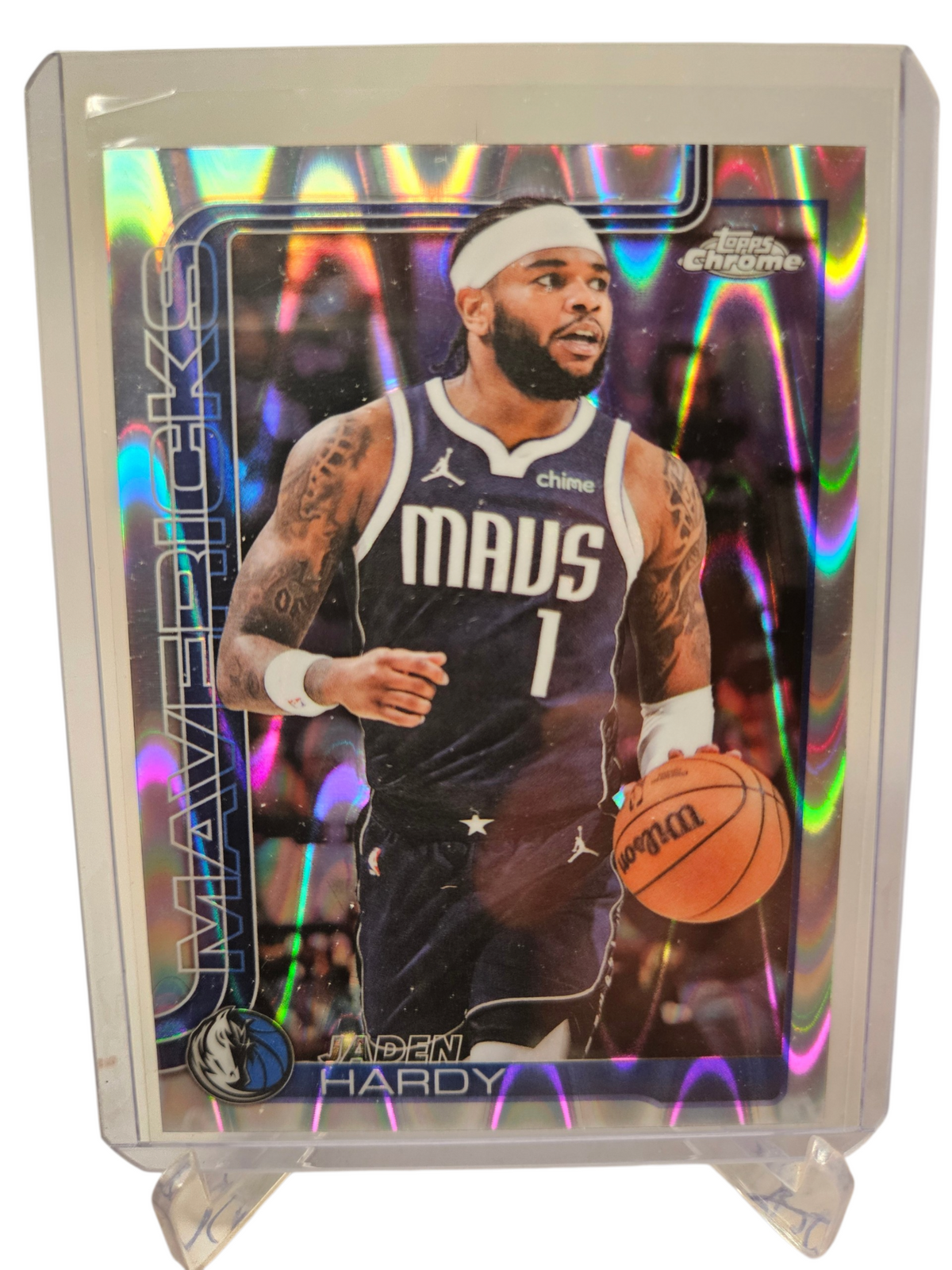 2025 Topps Chrome #78 Daniel Gafford Ray Wave Refractor