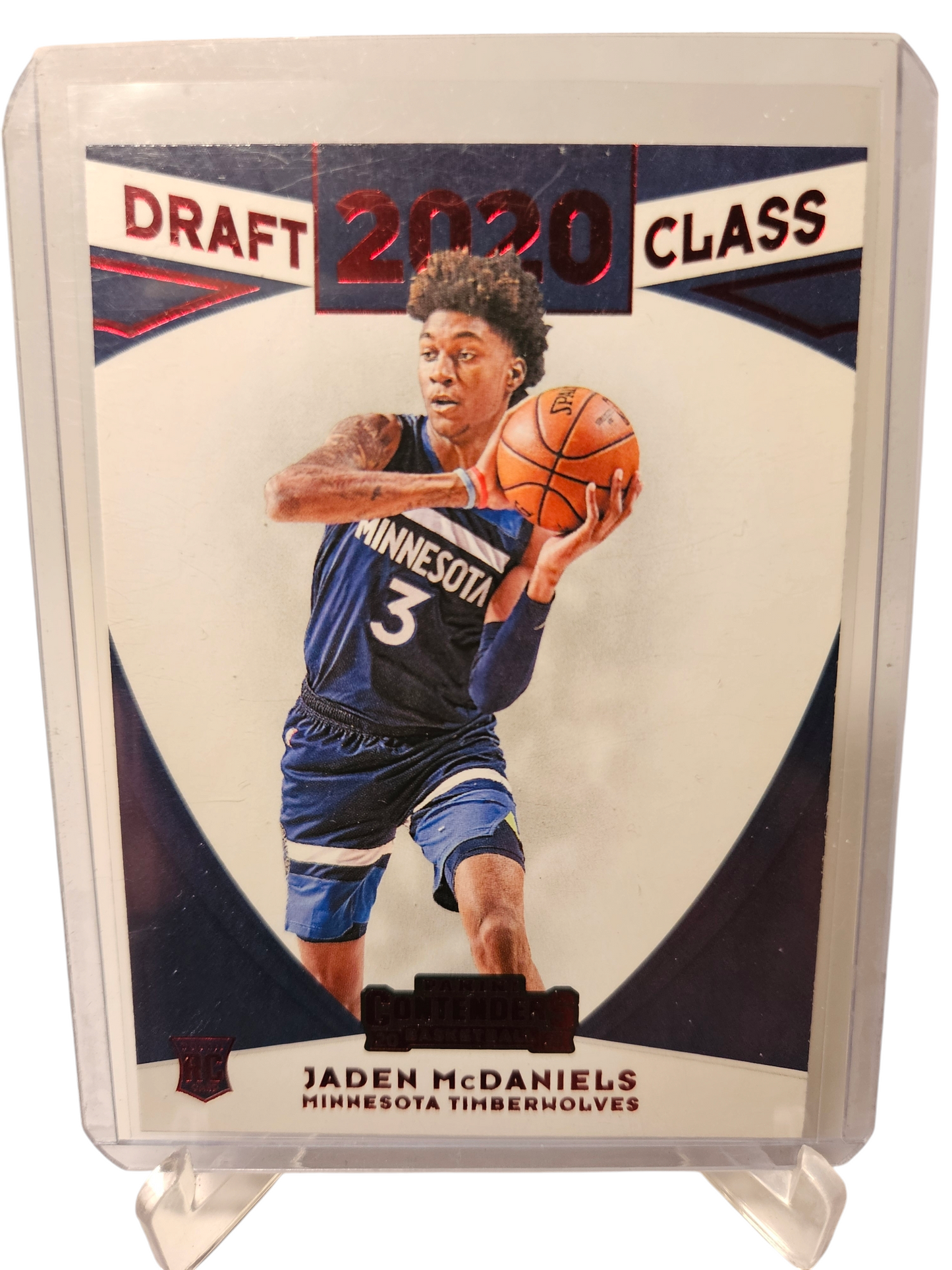 2021-22 Panini Contenders #12 Jaden McDaniels Rookie Card Draft Class