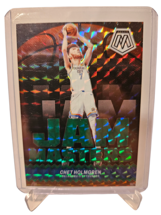 2023-24 Panini Mosaic #15 Chet Holmgren Jam Masters Mosaic Prizm