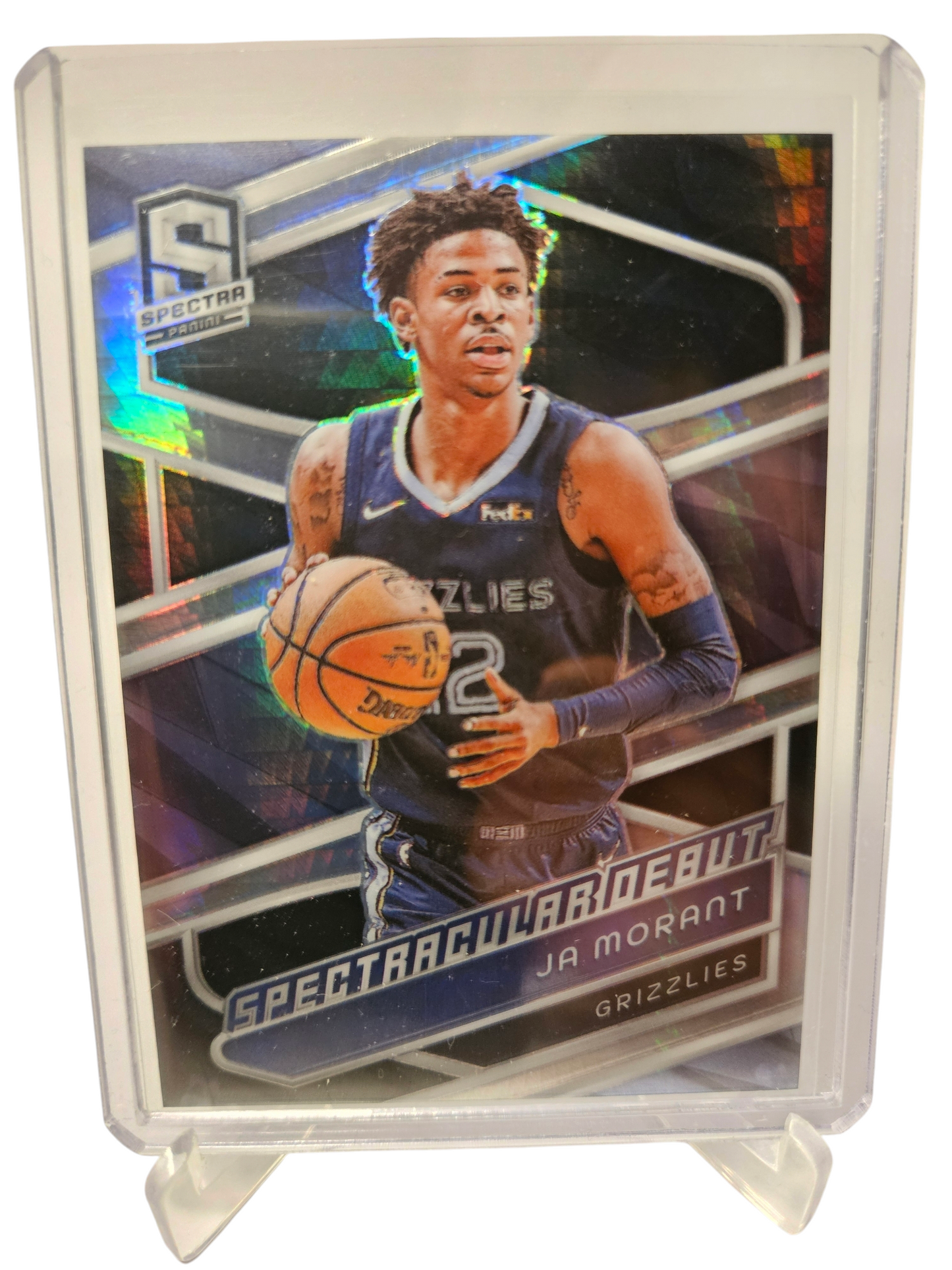 2023-24 Panini Spectra #188 JA Morant Spectracular Debut Hyper Prizm