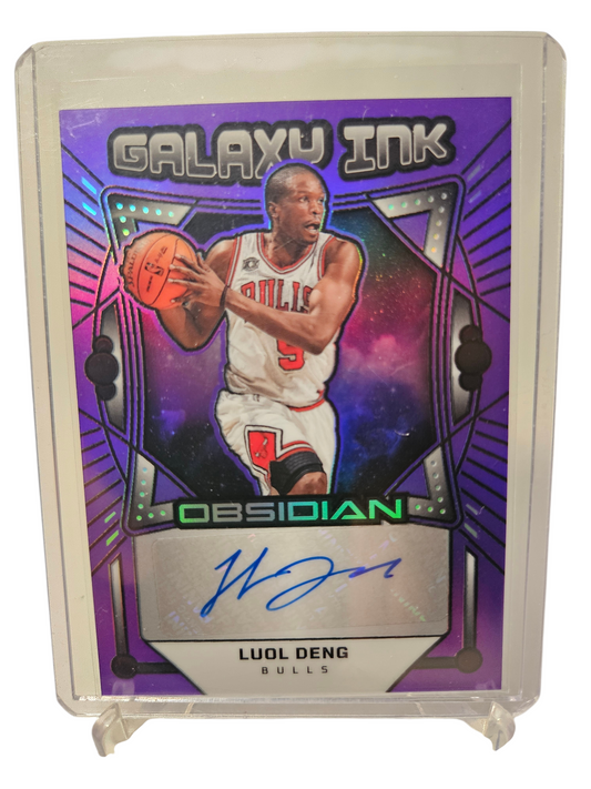 2024-25 Panini Obsidian #GI-DNG Luol Deng Galaxy Ink Autograph Purple 22/49