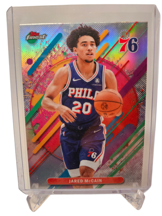 2025 Topps Finest #190 Jared McCain Rare Refractor