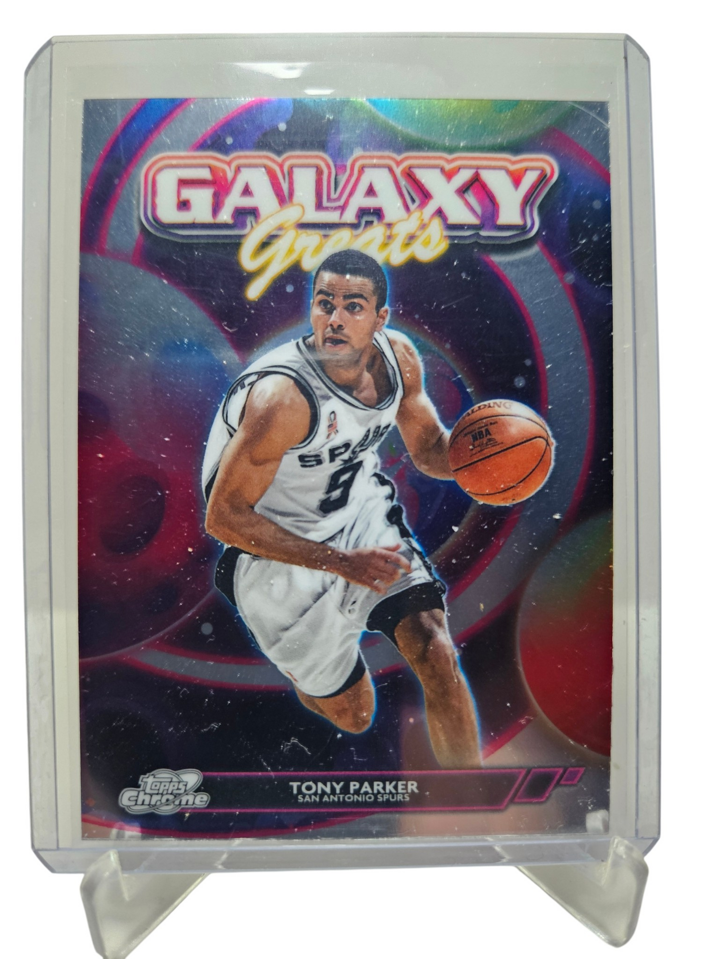 2025-26 Topps Chrome Cosmic #GG-32 Tony Parker Galaxy Greats