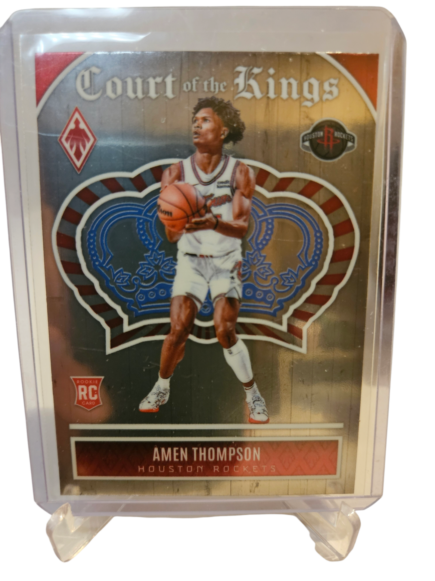 2023-24 Panini Phoenix #24 Amen Thompson Rookie Card Court Of The Kings