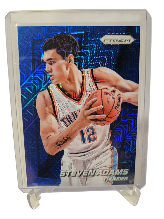 2014-15 Panini Prizm #112 Steven Adams 2nd Year Blue Mojo Prizm