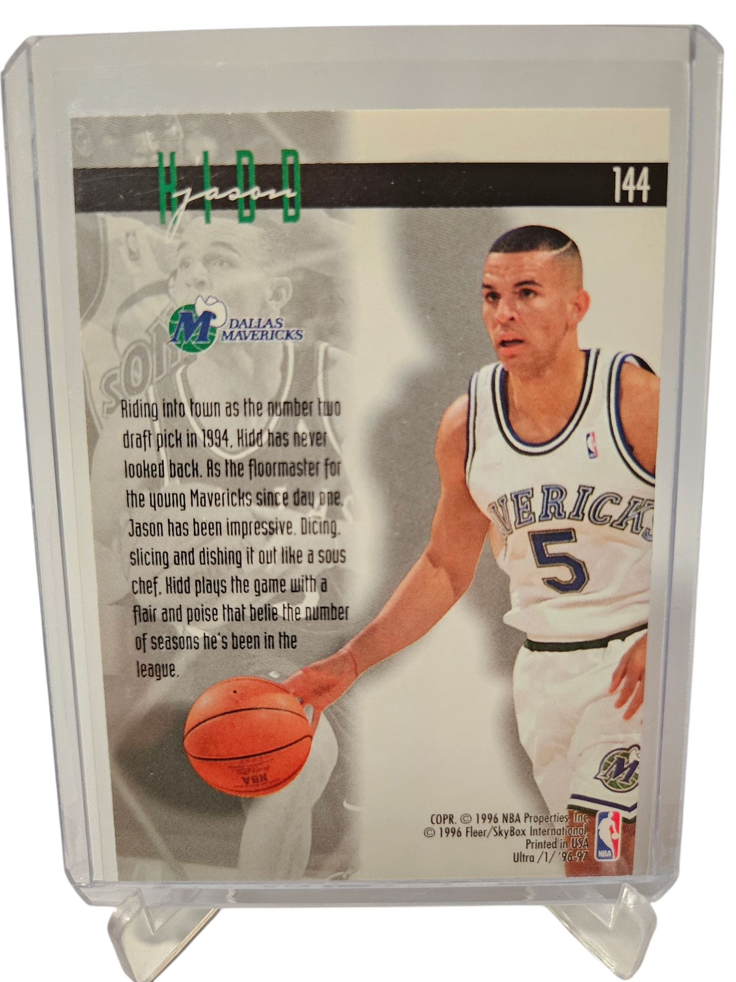 1996-97 Fleer Ultra #144 Jason Kidd Ultra Effort