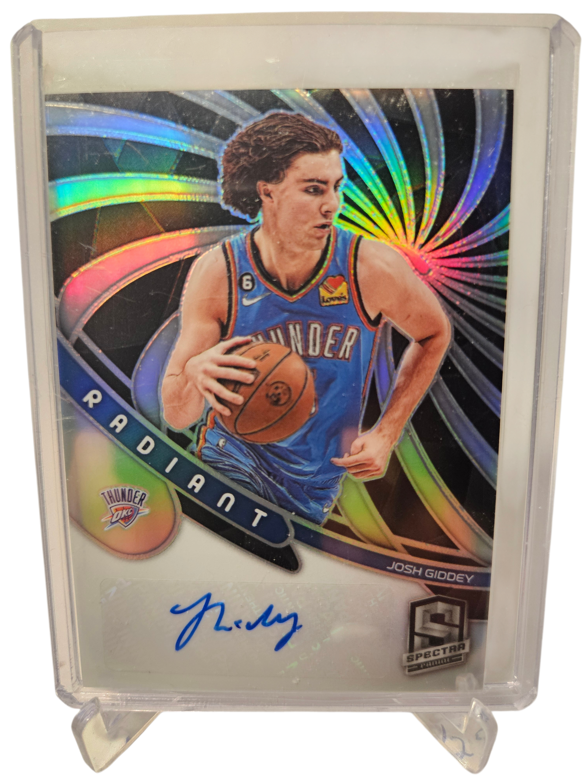2022-23 Panini Spectra #RS-JOT Josh Giddey Radiant Signatures Autograph Prizm 60/99