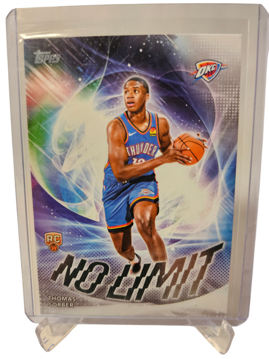 2025 Topps #NL-15 Thomas Sorber Rookie Card No Limit