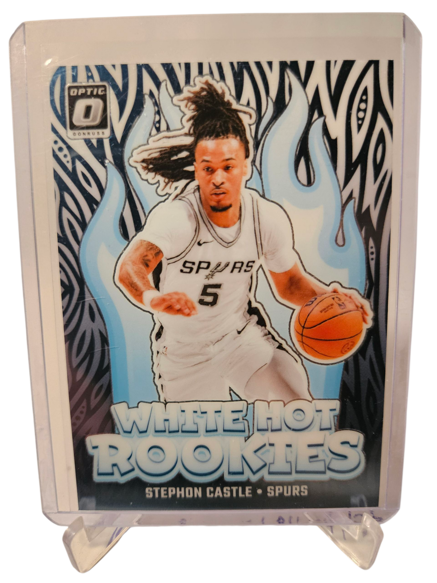 2024-25 Panini Donruss Optic #6 Stephon Castle White Hot Rookies