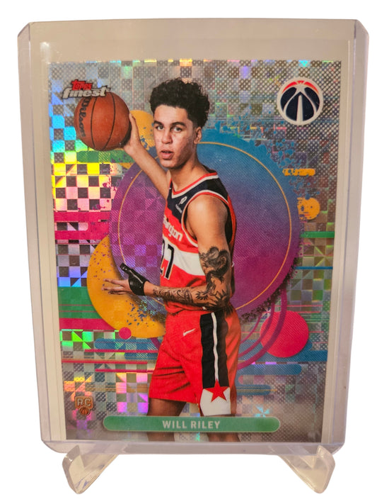 2025 Topps Finest #110 Will Riley Rookie Uncommon Xfractor