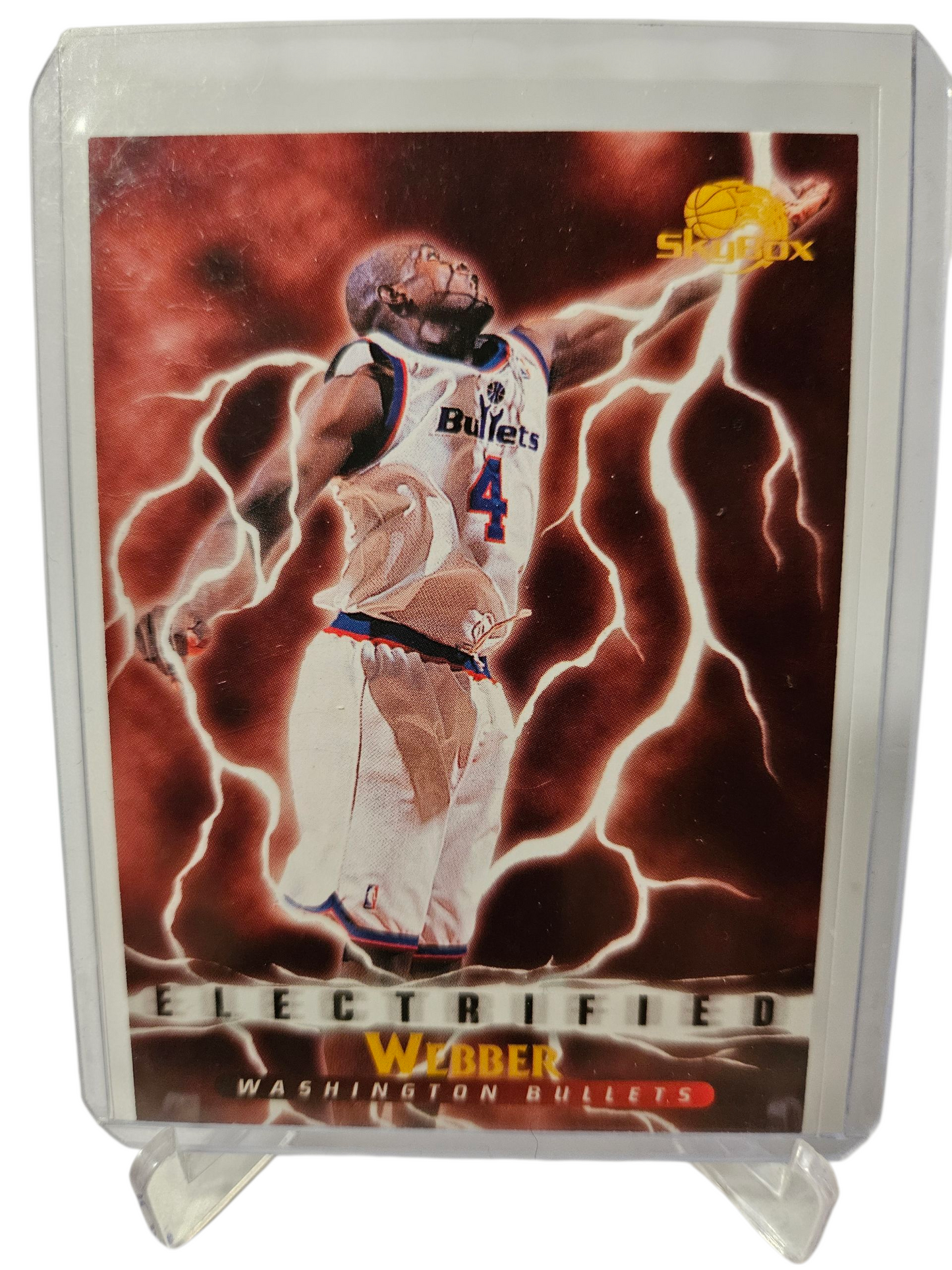 1996 Skybox #298 Chris Webber Electrified