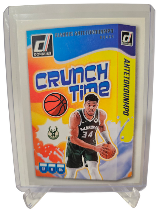 2024-25 Panini Donruss #12 Giannis Antetokounmpo Crunch Time