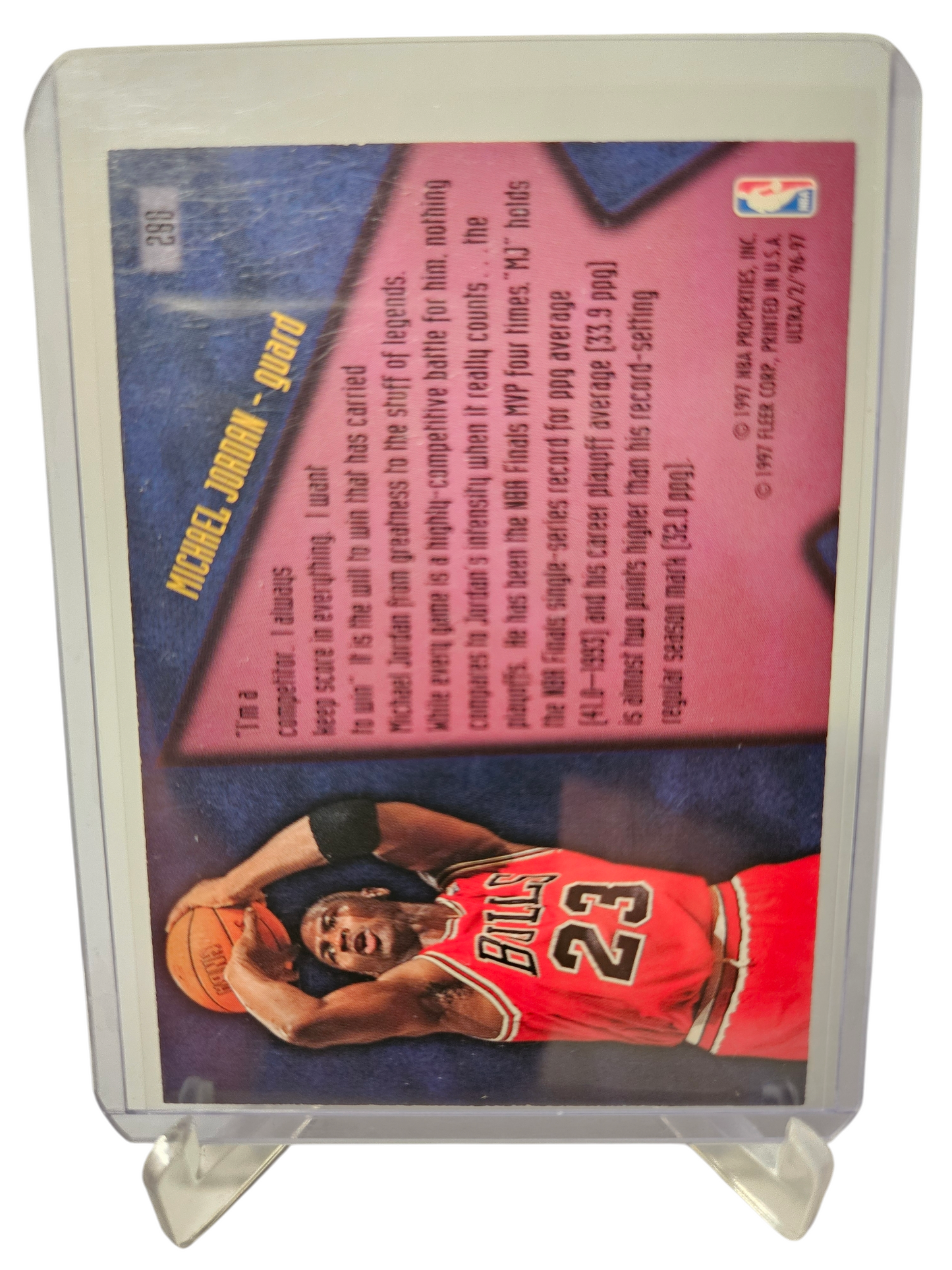 1996-97 Fleer Ultra #280 Michael Jordan Step It Up