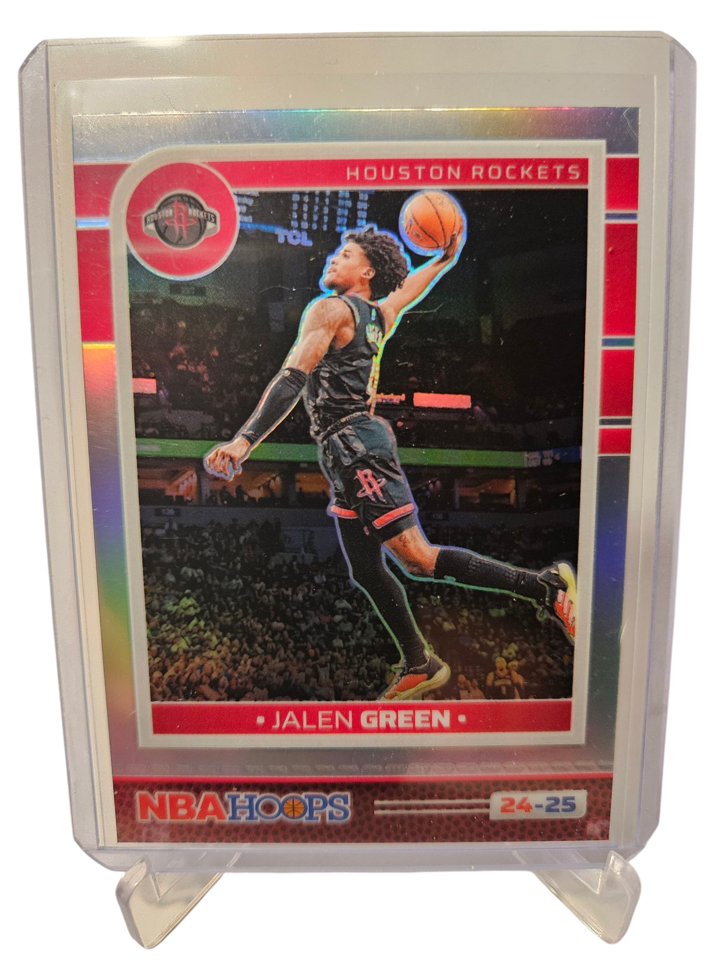 2024-25 Panini Hoops #26 Jalen Green Silver Holo