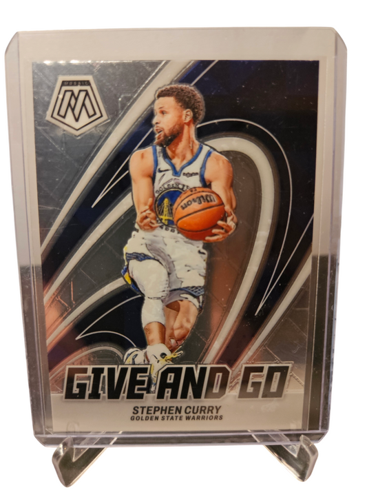 2023-24 Panini Mosaic #1 Stephen Curry Give And Go