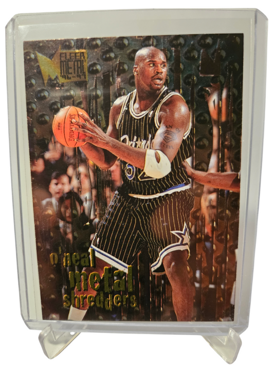 1996-97 Fleer Metal #143 Shaquille O'Neal Metal Shredders