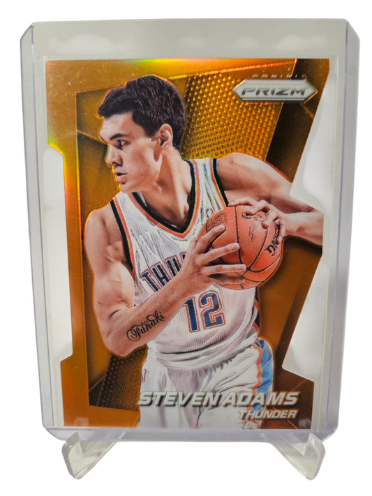 2014-15 Panini Prizm #112 Steven Adams 2nd Year Orange Die Cut Prizm 066/149