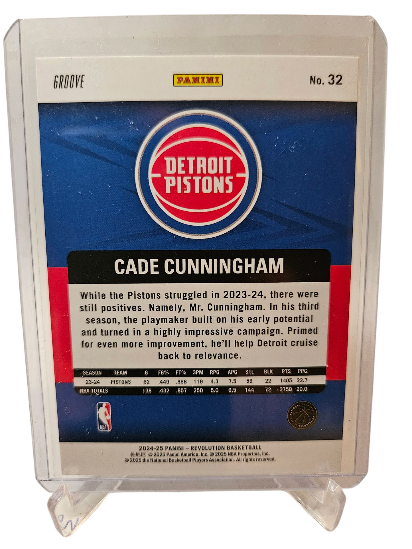 2024-25 Panini Revolution #32 Cade Cunningham Groove