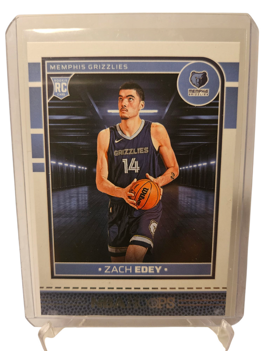 2024-25 Panini Hoops #239 Zach Edey Rookie Card