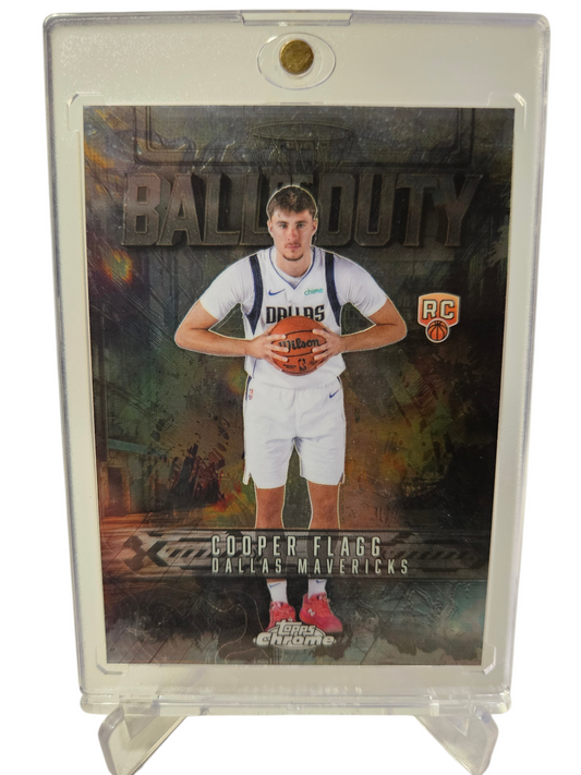 2025 Topps Chrome #BD-21 Cooper Flag Rookie Card Ball Duty