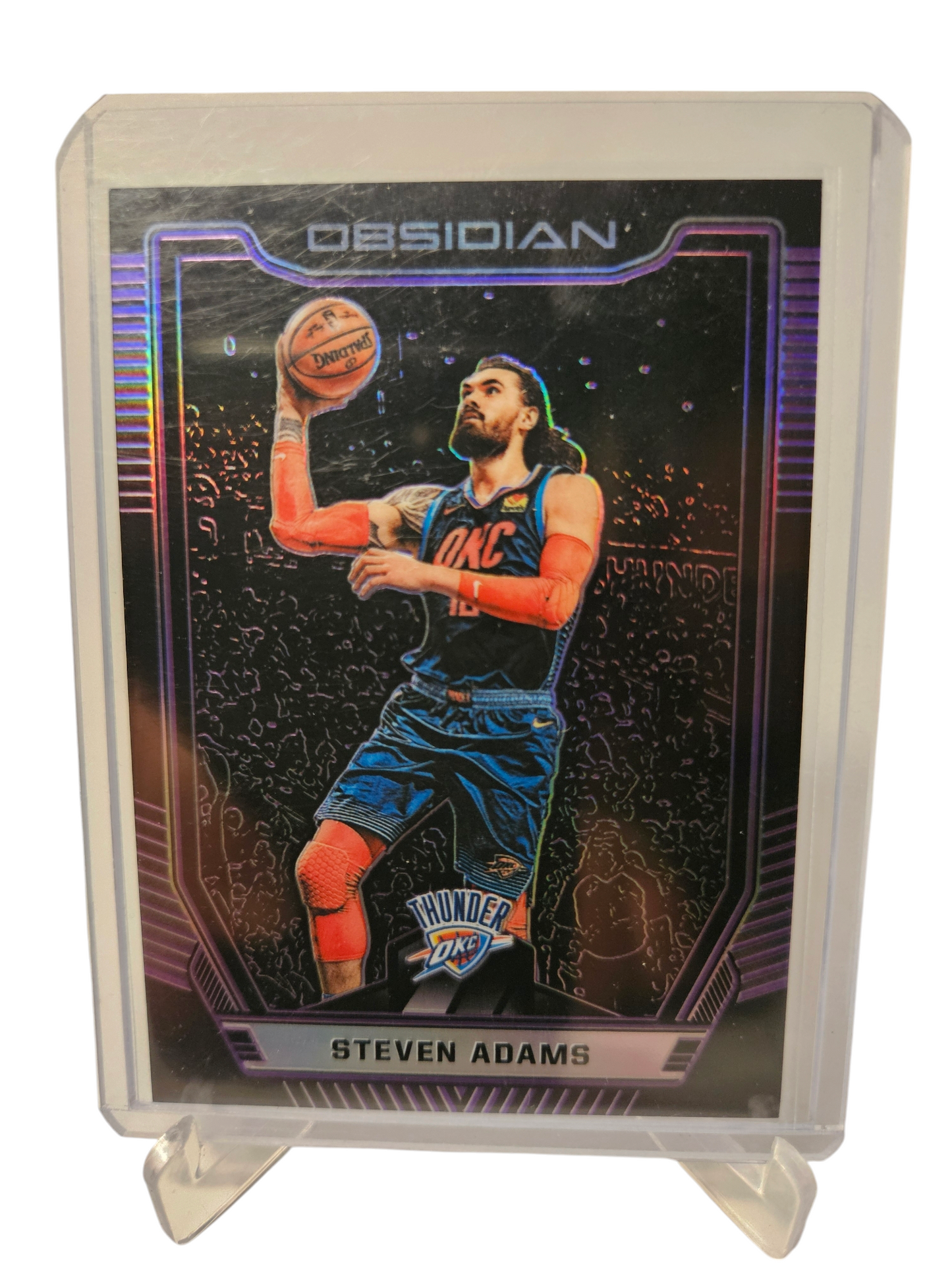 2018-19 Panini Obsidian #65 Steven Adams Purple Etch 05/49