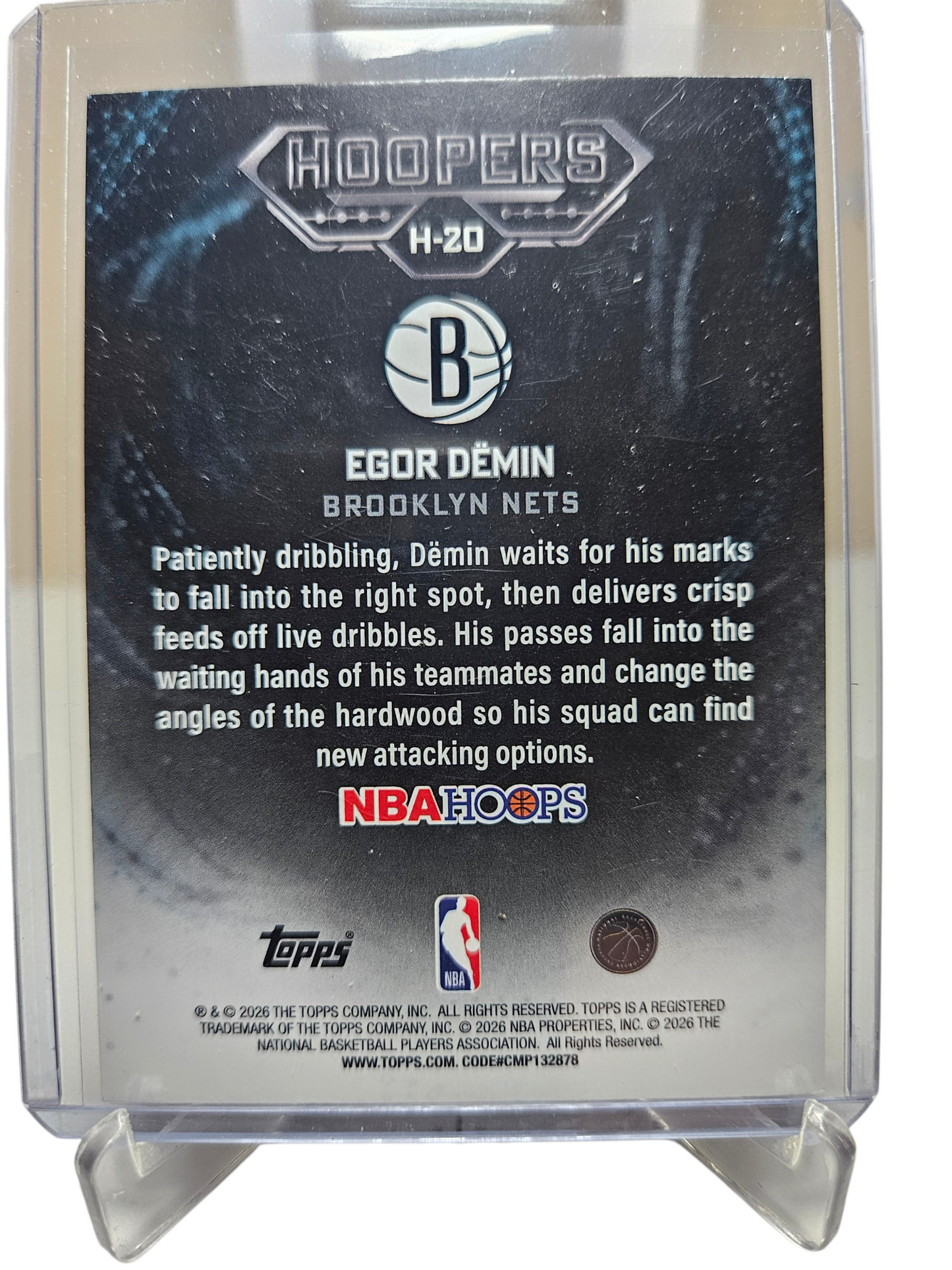 2025-26 Topps Hoops #H-20 Egor Demin Hoopers