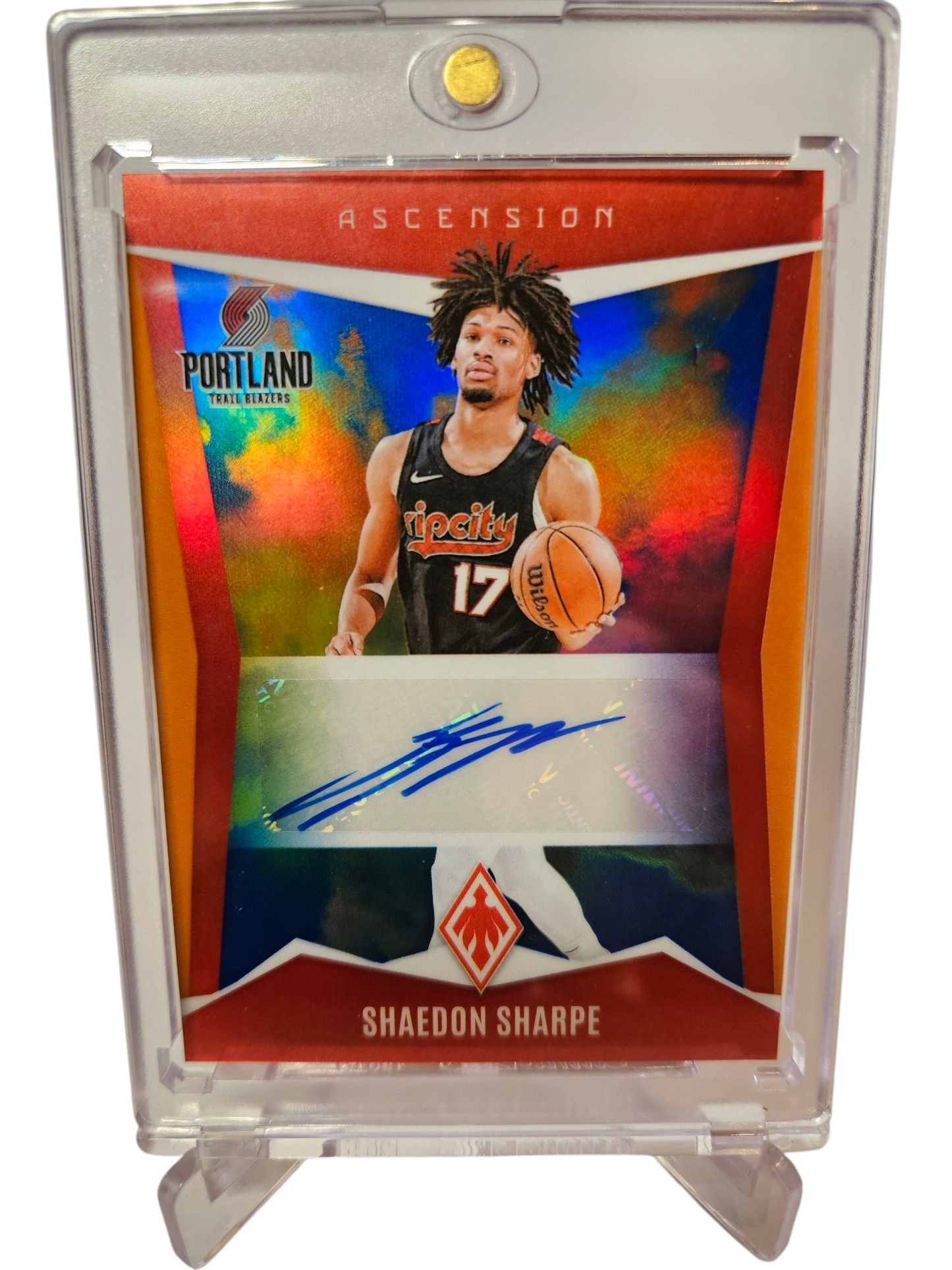 2023-24 Panini Phoenix #AA-SHS Shaedon Sharpe Ascension Autograph Red