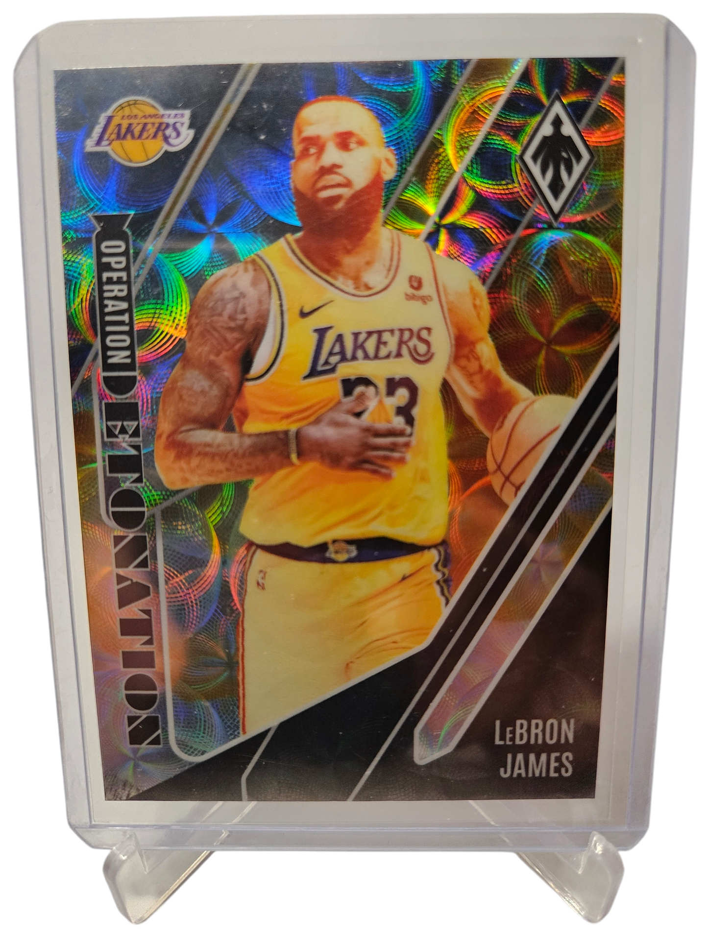 2023-24 Panini Phoenix #8 Lebron James Operation Detonation Scope