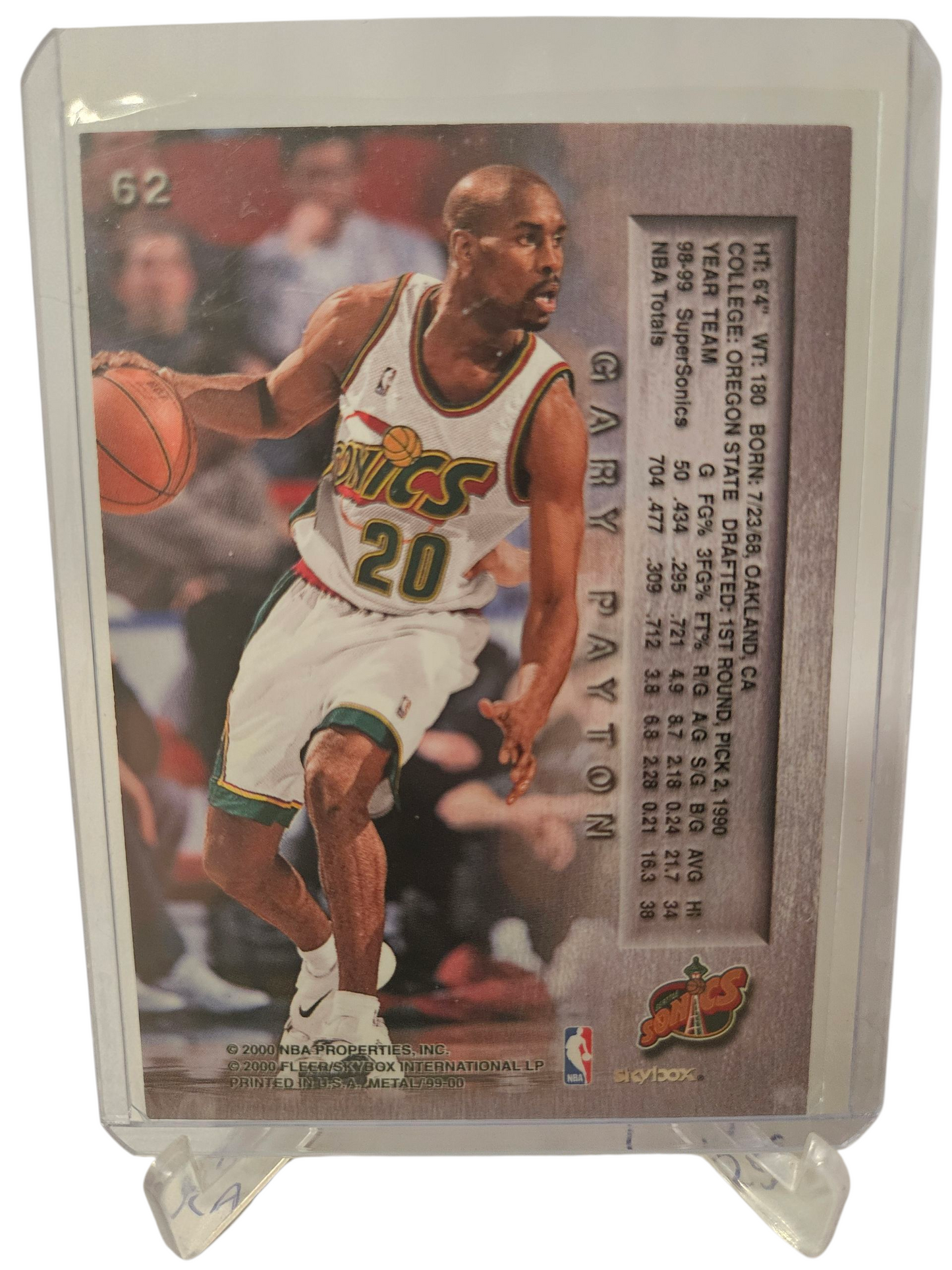 2000 Skybox #62 Gary Payton