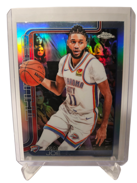 2025 Topps Chrome #121 Isaiah Joe Refractor