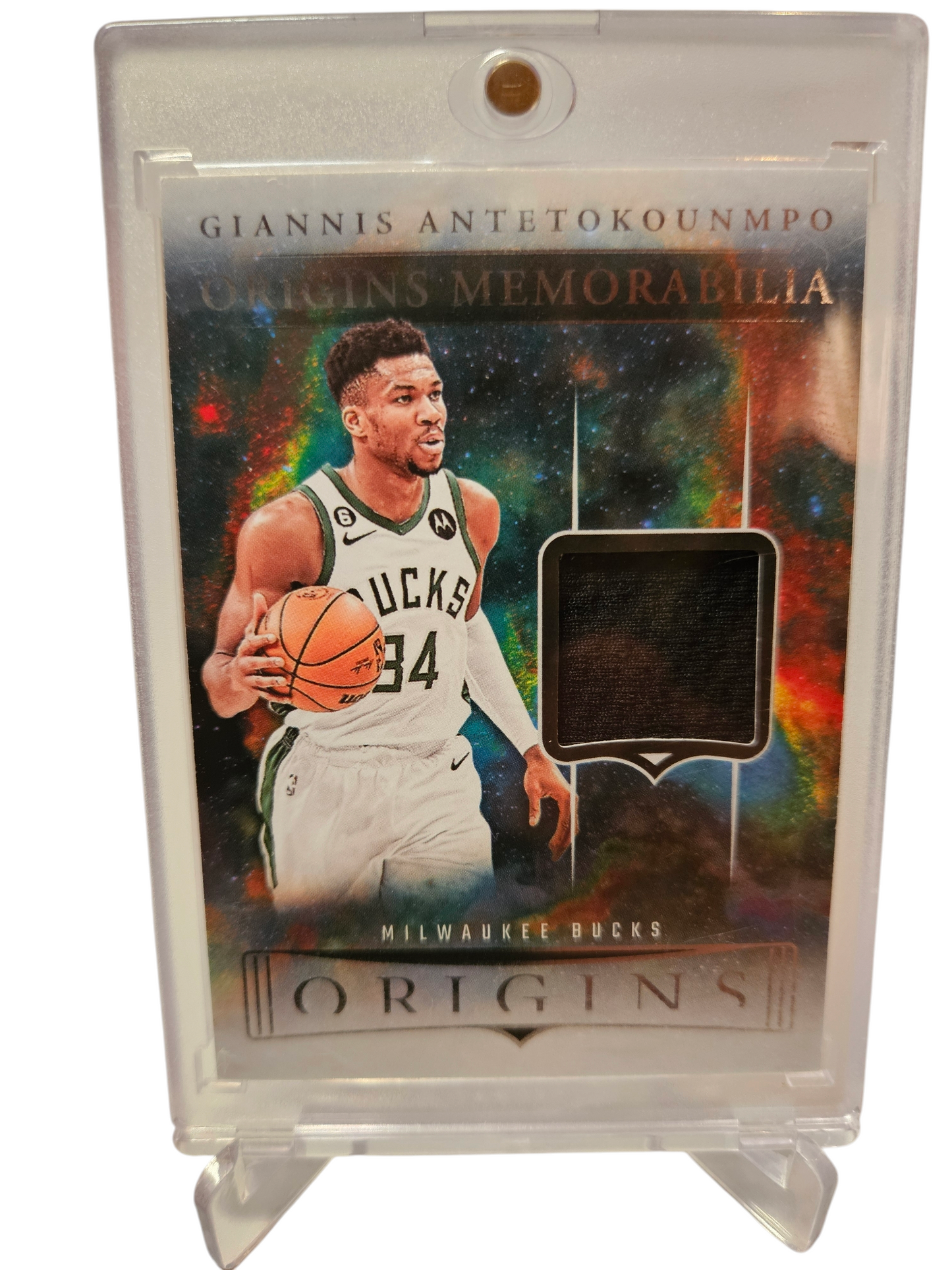 2023-24 Panini Origins #OM-GIA Giannis Antetokounmpo Origins Memorabilia Game Worn Patch