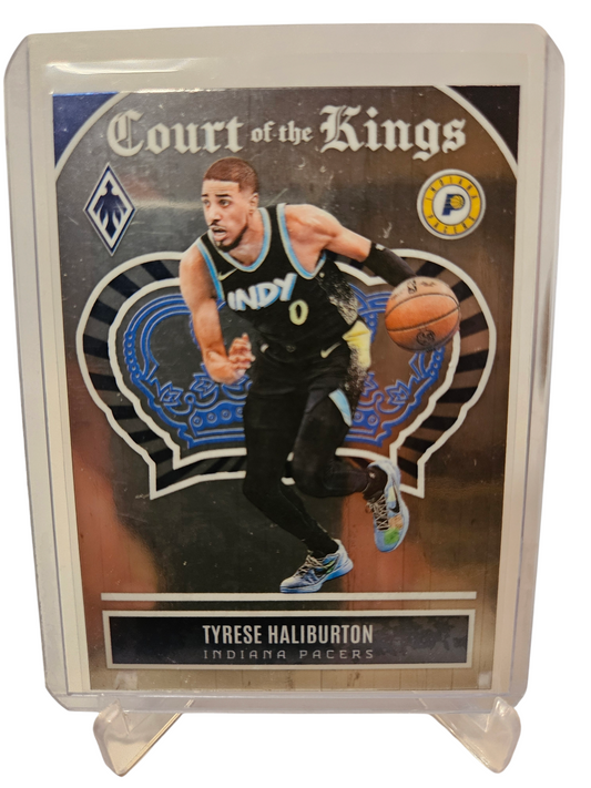 2023-24 Panini Phoenix #1 Tyrese Haliburton Court Of The Kings